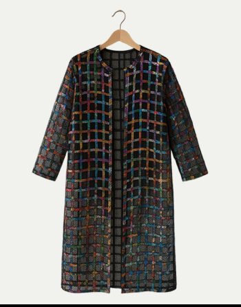 Ankara Cut-Out Jacket