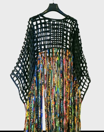 Cage ankara fringe top