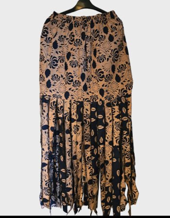 Ankara fringe skirt