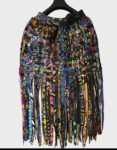 Akara woven fringe skirt.