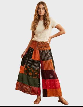 BreezeFlare Gathered Trousers